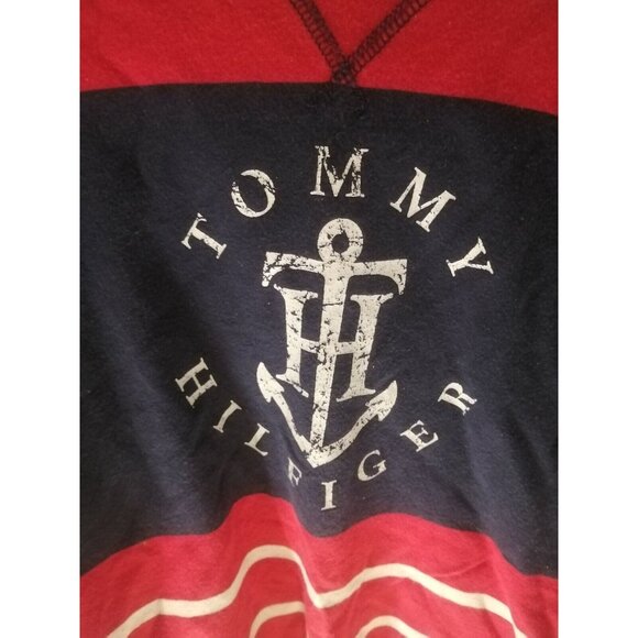 Tommy Hilfiger Long Sleeve Hooded Shirt Size Large - Picture 2 of 4